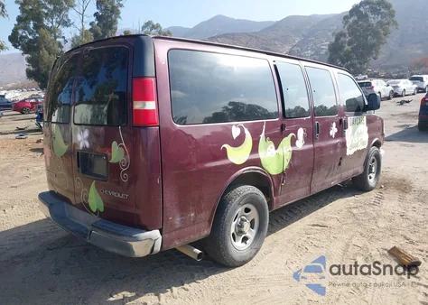 2005 Chevrolet Express из США, поврежденный, VIN 1GNFG15T051145577